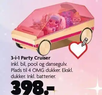 Fætter BR 3-i-1 party cruiser tilbud