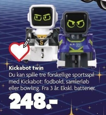 Fætter BR Kickabot twin tilbud