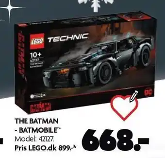 Fætter BR The batman - batmobile lego tilbud