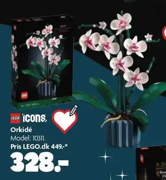 Fætter BR Orkidé lego tilbud