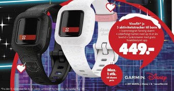 Vivofit jr. 3 aktivitetstracker til børn