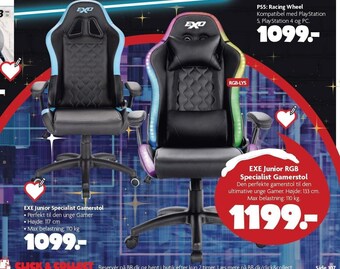 Exe junior rgb specialist gamerstol