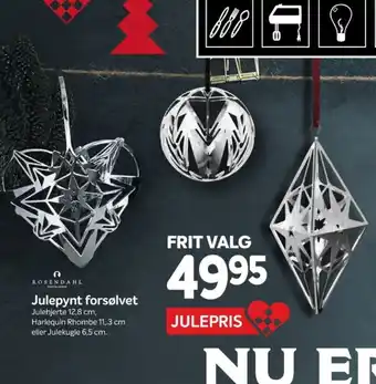 Din Isenkræmmer Rosendahl julepynt tilbud