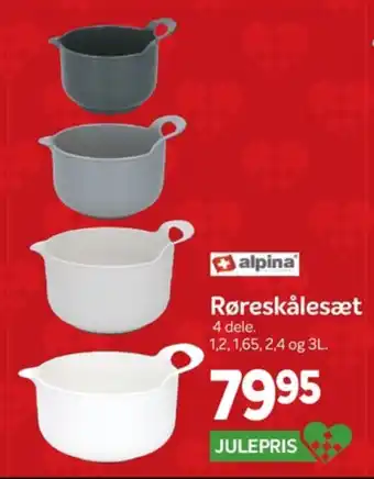 Din Isenkræmmer Alpina skålesæt tilbud
