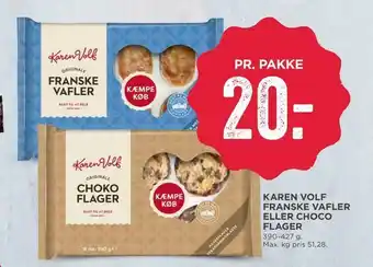 Karen volf franske vafler eller choco flager