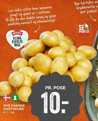MENY Nye danske kartofler tilbud
