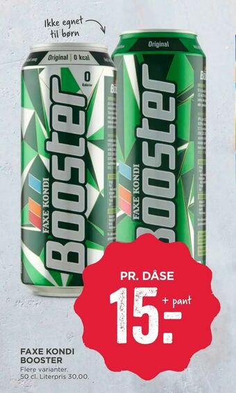 MENY Faxe kondi booster tilbud