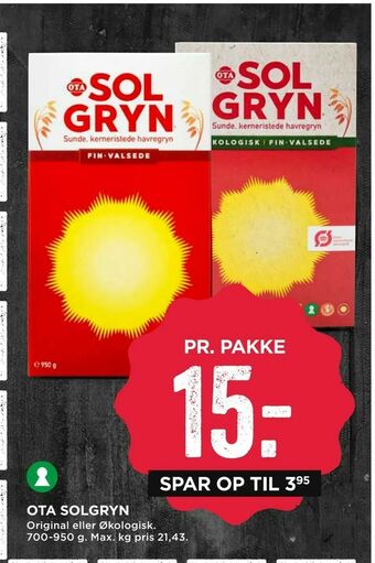 MENY Ota solgryn tilbud