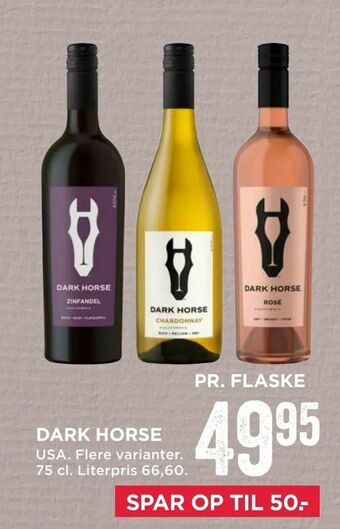 MENY Dark horse tilbud