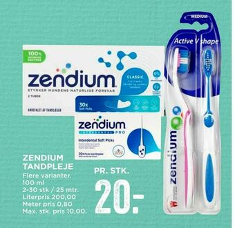 MENY Zendium tandpleje tilbud