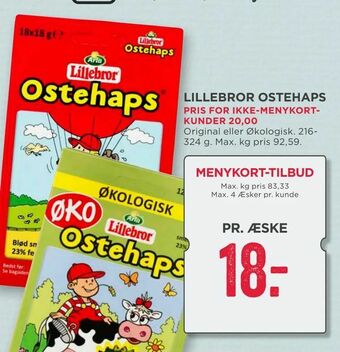 MENY Lillebror ostehaps tilbud