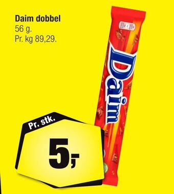Calle Daim dobbel tilbud
