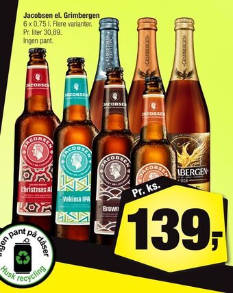 Calle Jacobsen el. grimbergen tilbud