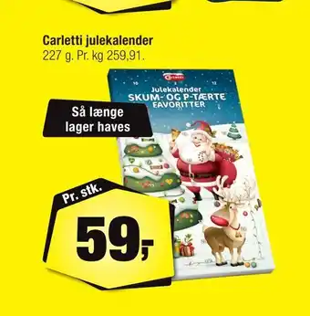 Calle Carletti julekalender tilbud