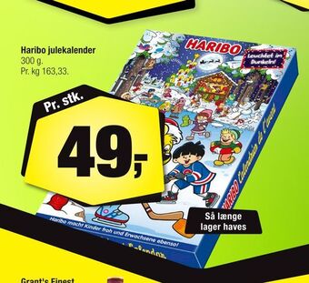 Calle Haribo julekalender tilbud