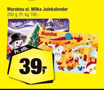 Calle Marabou el. milka julekalender tilbud