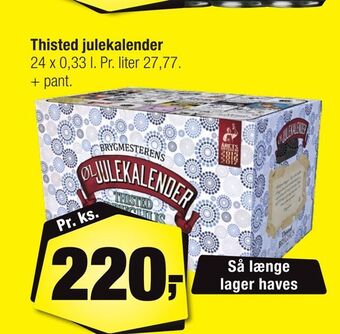 Calle Thisted julekalender tilbud