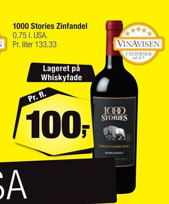 Calle 1000 stories zinfandel tilbud