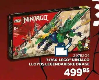 Legekæden 71766 lego ® ninjago lloyds legendariske drage tilbud