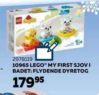 Legekæden 10965 lego ® my first sjov i badet: flydende dyretog tilbud