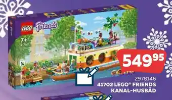 Legekæden 41702 lego ® friends kanal-husbåd tilbud