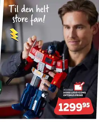 Legekæden 10302 lego icons optimus prime tilbud