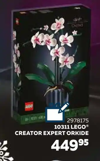 Legekæden 10311 lego ® creator expert orkide tilbud