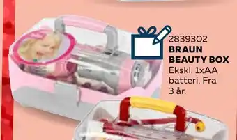 Legekæden Braun beauty box tilbud