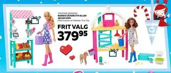 Legekæden Barbie gårdbutik eller æggefarm tilbud