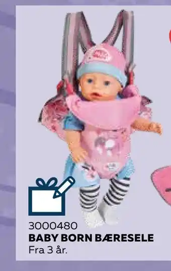 Legekæden Baby born bæresele tilbud