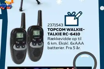 Topcom walkietalkie rc-6410