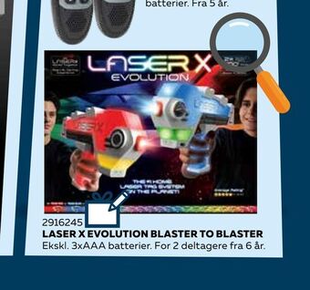 Laser x evolution blaster to blaster