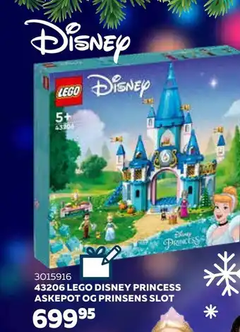 43206 lego disney princess askepot og prinsens slot