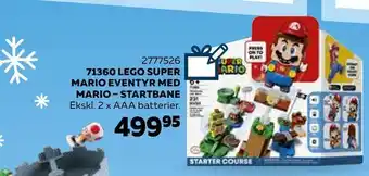 Legekæden 71360 lego super mario eventyr med mario - startbane tilbud