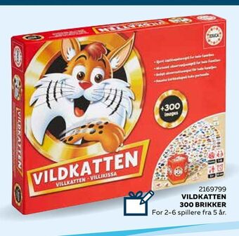 Legekæden Vildkatten 300 brikker tilbud