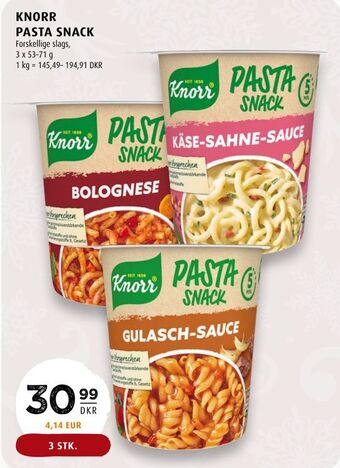 Scandinavian Park Knorr pasta snack tilbud
