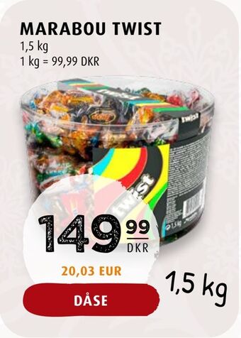 Scandinavian Park Marabou twist tilbud