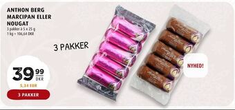 Scandinavian Park Anthon berg marcipan eller nougat tilbud
