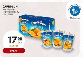 Scandinavian Park Capri-sun tilbud