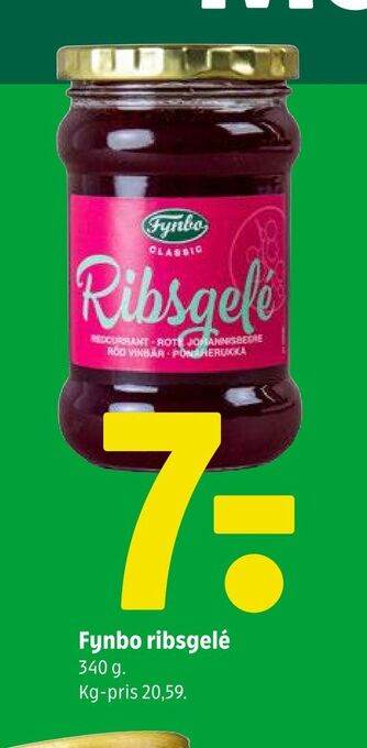 Coop 365 Fynbo ribsgelé tilbud