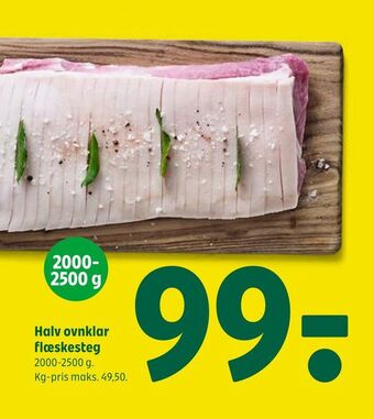 Coop 365 Halv ovnklar flæskesteg tilbud