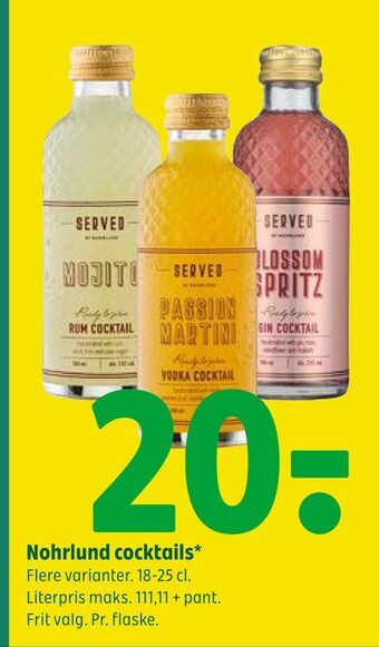 Coop 365 Nohrlund cocktails tilbud