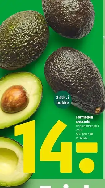Coop 365 Formoden avocado tilbud