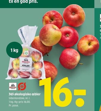 Coop 365 365 økologiske æbler tilbud