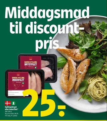 Coop 365 Kyllingebryst eller inderfilet tilbud