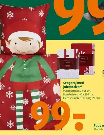Coop 365 Sengetøj med julemotiver tilbud