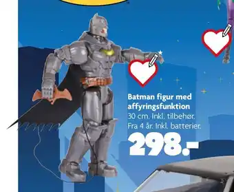 Fætter BR Batman figur med affyringsfunktion tilbud