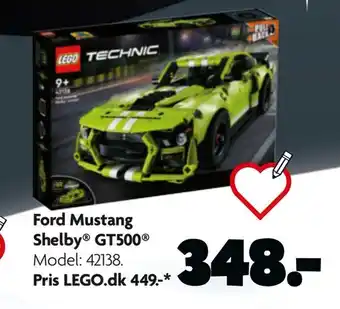 Fætter BR Ford mustang shelby® gt500® tilbud