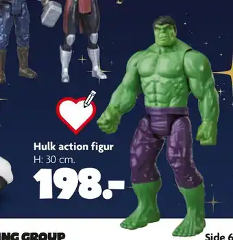 Fætter BR Hulk action figur tilbud