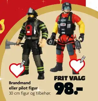 Brandmand eller pilot figur